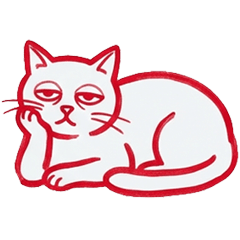 Cat's leisurely daily life