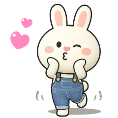 Cute Bunny sticker 05