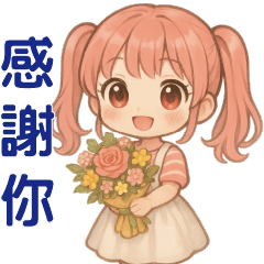 Cute Girl---Useful Stickers