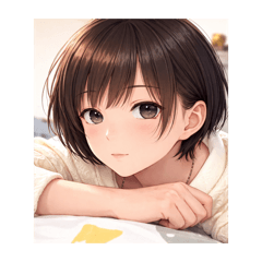 我是可愛的短髮女孩