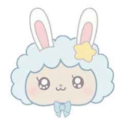Fluffy Bunny Fandom Stickers