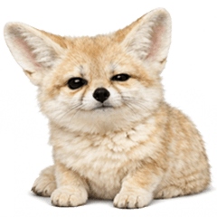 Mochi Fennec Real & Chubby Daily Life