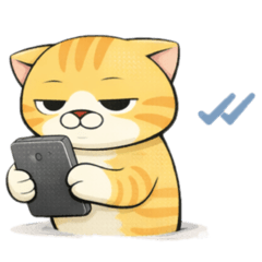 Silent Cat Stickers (No Text)