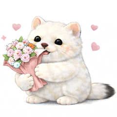 Mochi Ermine  Chubby & Realistic Moves