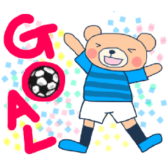 Sticker of a light-blue soccer team 2018