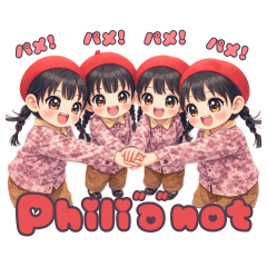 Chibi Dance Girls  Cute Team Stickers