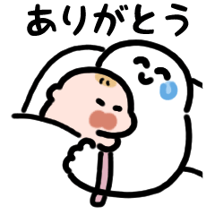 にっこりマンの育児・子育て（文字付き）