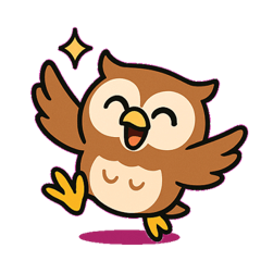 じーっとフクロウのまなざし便@SFW