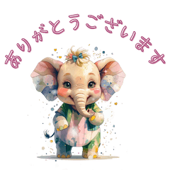 Cute animal stickers0113