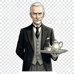 butler sanzaemon sticker