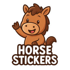 Soft Mood Horse Stickers