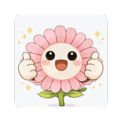 溫柔動態的小雛菊貼圖