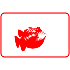 ハンコ風の魚たち3