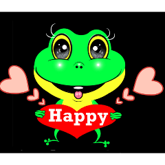2026 cute frog stickers 1