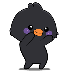 Funny Crow : Animated Stickers