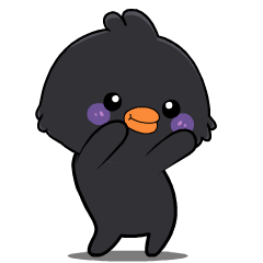 Funny Crow : Animated Stickers