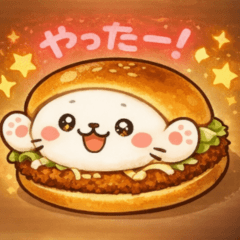 Soft Bread Seal Stickers