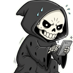 Evil Grim Reaper Gives You Likes and