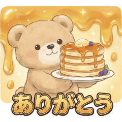Moffle the Bear's Daily Life Stickers