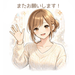 Lovely girl stickers03