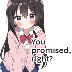 High School Girl Daily Chat Stickers 6