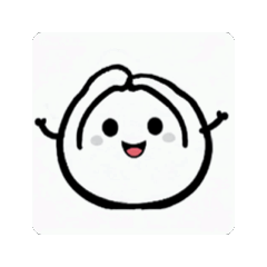 有點怪怪的動態圓臉