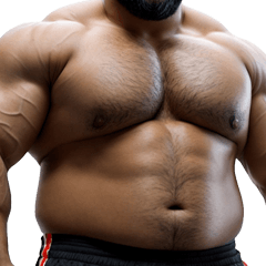 Muscular Guy Stickers