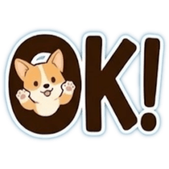 Easy to Read! Corgi's Big Text