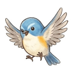 Happy Blue Bird (Ruribitaki)