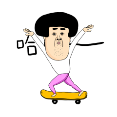 帥氣男人動態貼 02 彈出貼圖