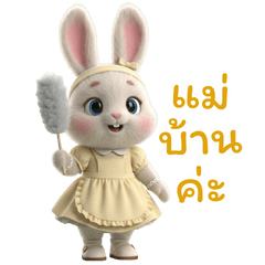 แม่บ้านกระต่ายขนปุย มืออาชีพค่ะ