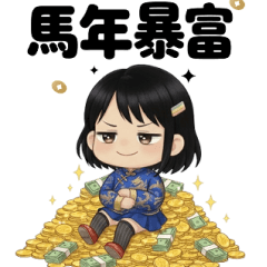 Cute girl: I wish you a rich man