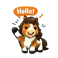 可愛迷你馬的日常心情