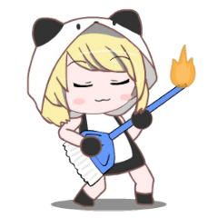 Dudut Kawaii Panda 4 : Pop-up stickers