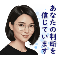 凛とした大人の日常スタンプ