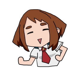 ヒロアカのうららかなスタンプ　夏服ver