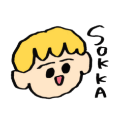 尾白の顔スタンプ2