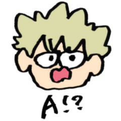 かっちゃんの顔スタンプ2