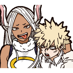 ミルコ&カツキだけのスタンプ