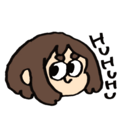 お茶子の顔スタンプ2