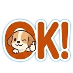 Easy to Read! Big Text Beagle