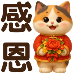 Calico Cat - Everyday Useful Stickers
