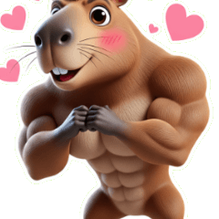 The Weightlifting Hamster Cheers You