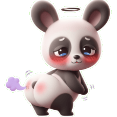 แพนด้าสุดหม่นกับการเหม่อลอยและเบื่อโลกใน