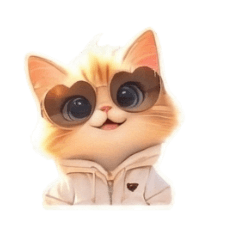 เหมียวสุดคูลกับแว่นหัวใจสุดเก๋