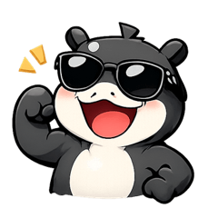 ฮิปโปใส่แว่นสุดคูล @SFW