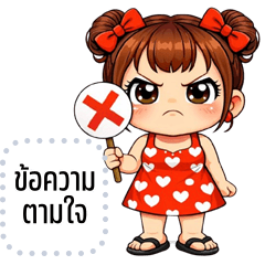 เปลี่ยนข้อความตามใจ: Ver.นี่เมียนะคะ!!!
