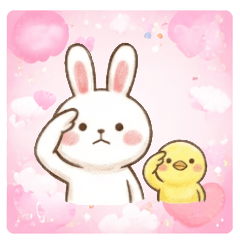 Fluffy Bunny & Little Chick