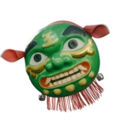 かわいい獅子舞の頭