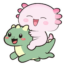 Funny Axolotl : Animated Stickers